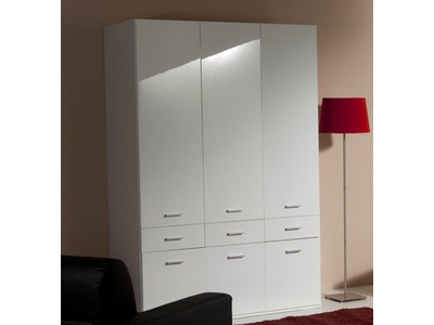 ARMOIRE 3 PORTES 6 TIROIRS