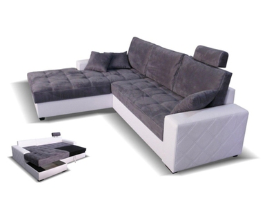 SALON D'ANGLE GAUCHE CONVERTIBLE