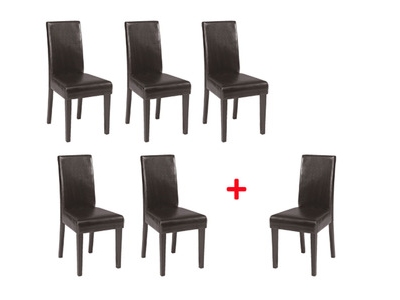 LOT 5 CHAISES + 1 OFFERTE