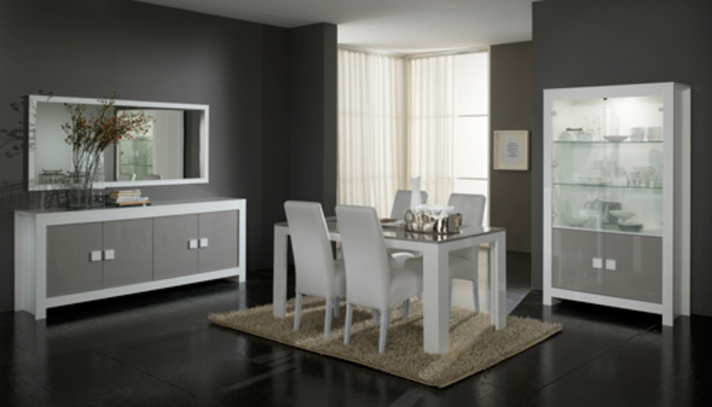 PISA LAQU�E BICOLORE  BLANC / GRIS