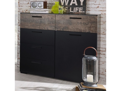COMMODE 1 PORTE 5 TIROIRS