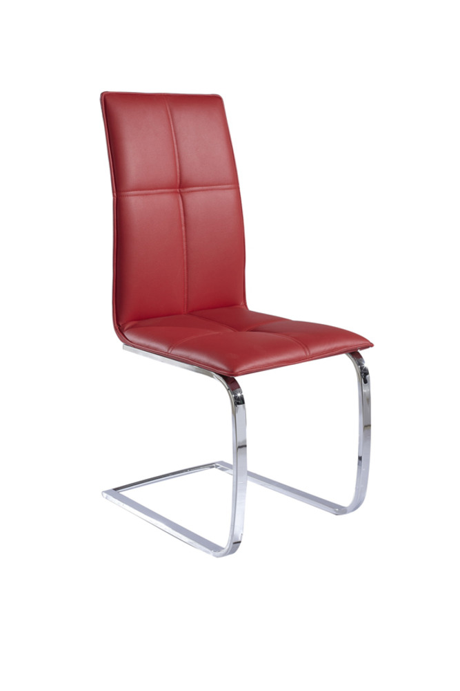 LENA Séjours Chaises de salle à manger CHAISE ROUGE Basika le Hard