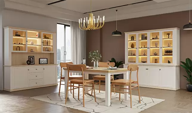 Pontypol blanc mat/ch�ne