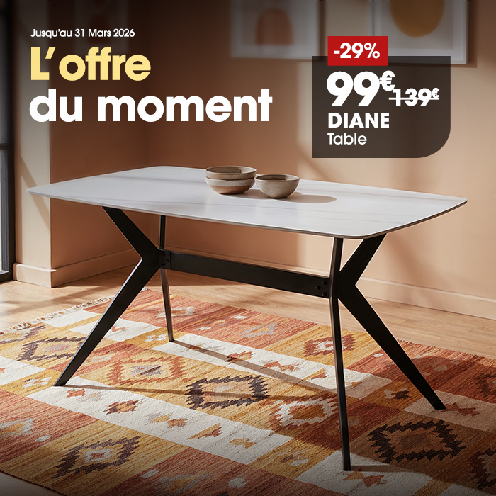 Table de repas DIANE en promo
