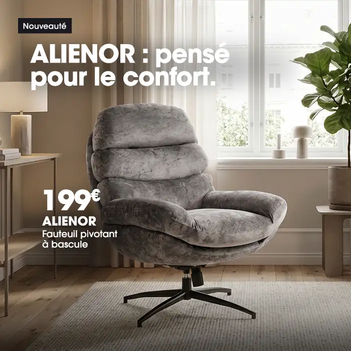 Fauteuil pivotant � bascule ALIENOR