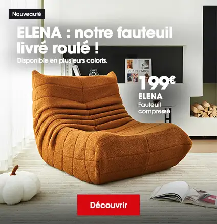 Fauteuil compress� ELENA