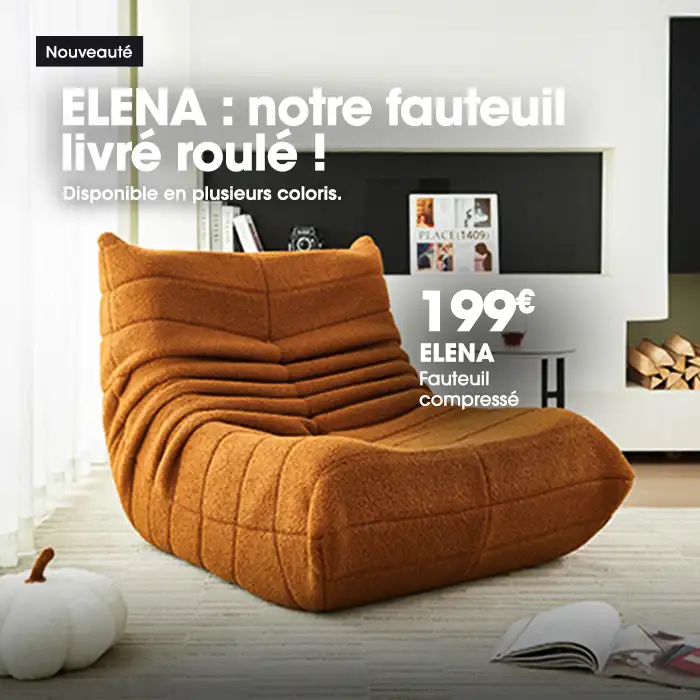 Fauteuil compress� ELENA