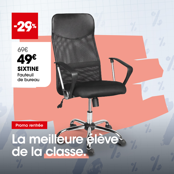 Fauteuil de bureau SIXTINE en promo !