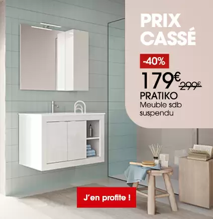 Meubles de salle de bain pas cher PRATIKO