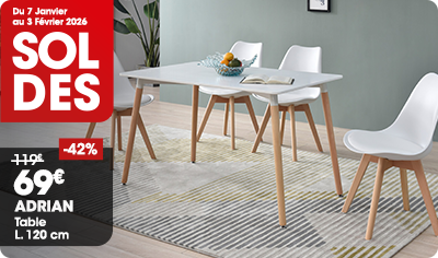 Table rectangulaire ADRIAN