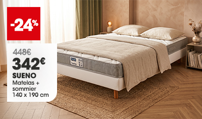 Pack matelas + sommier 140 SUENO