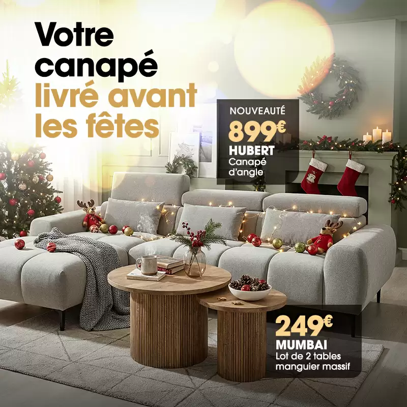 Votre canap� livr� avant les f�tes