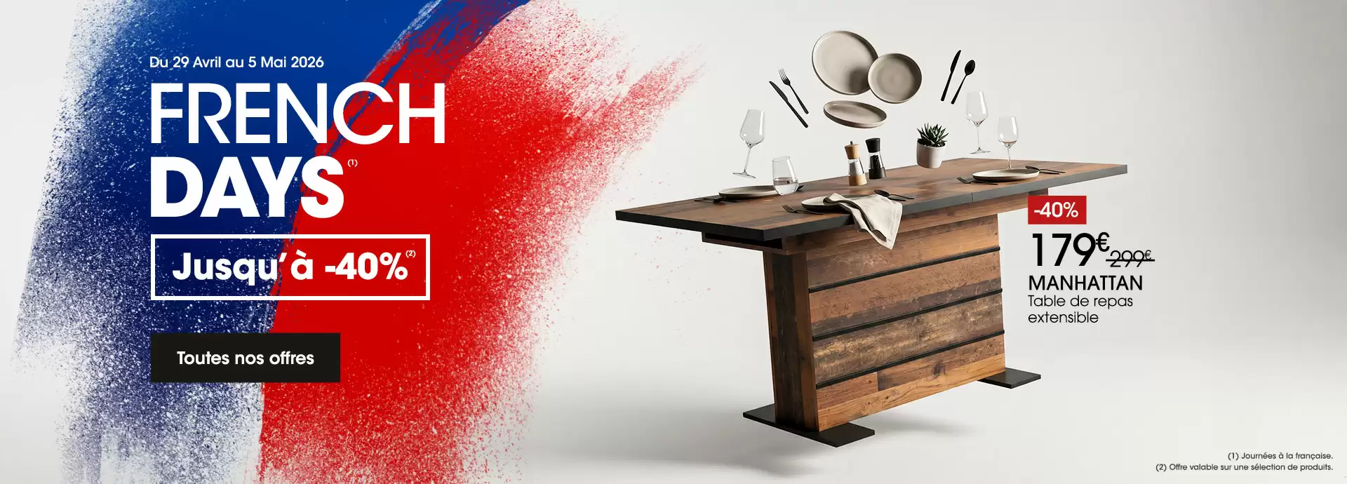 French Days 2026 : Jusqu'� -40%