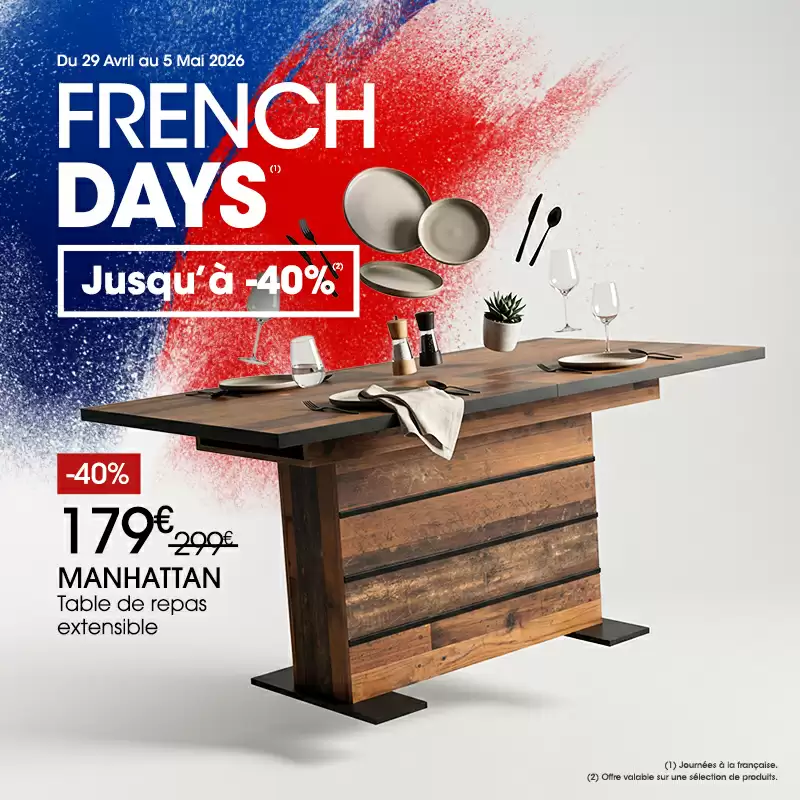 French Days 2026 : Jusqu'� -40%