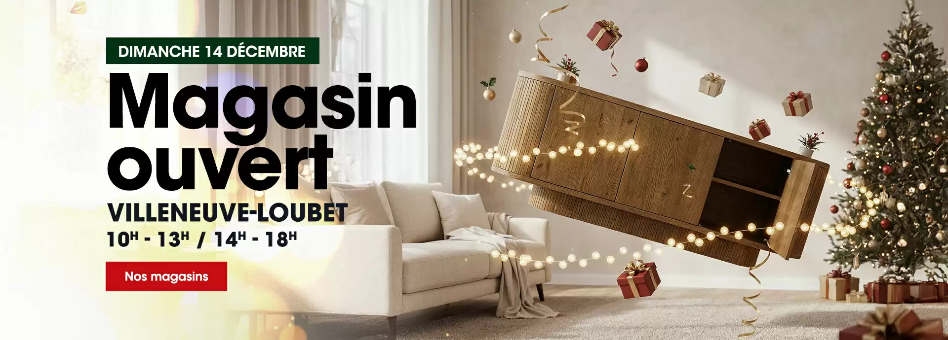 Magasin ouvert Dimanche 14 D�cembre
