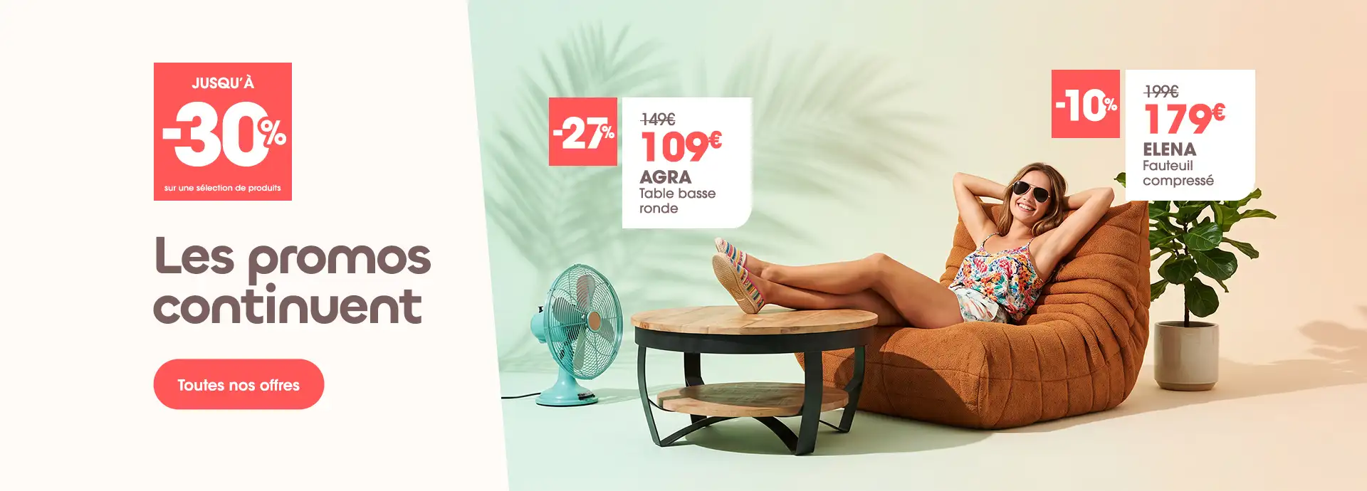 Les promos d'�t� continuent, d�couvrez nos offres et prix bas sur tous nos univers