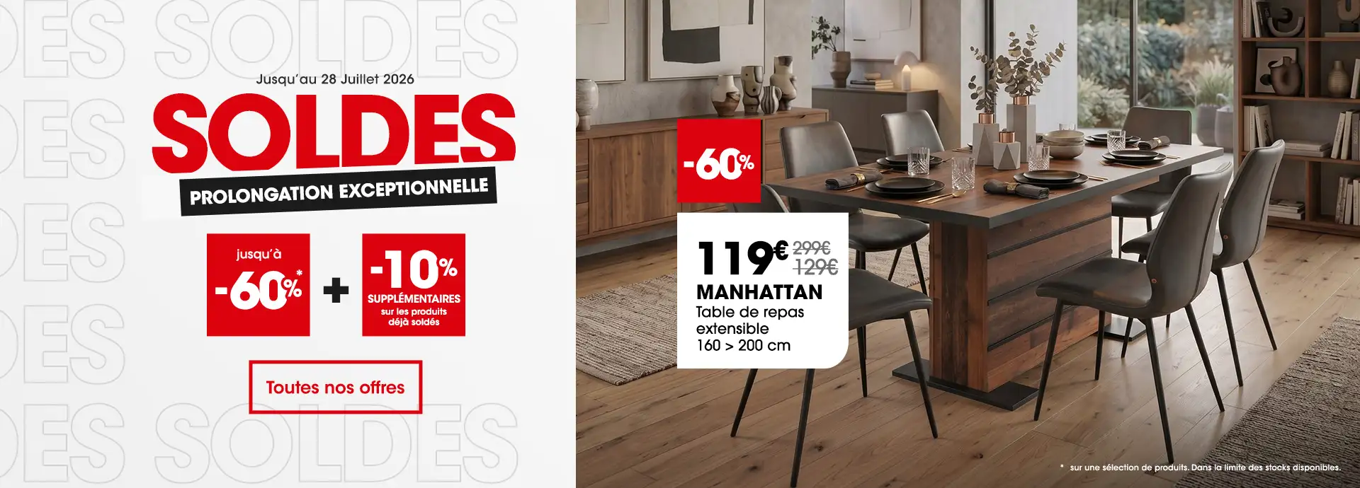 Soldes d'�t� prolongation exceptionnelle jusqu'au 28 Juillet 2026