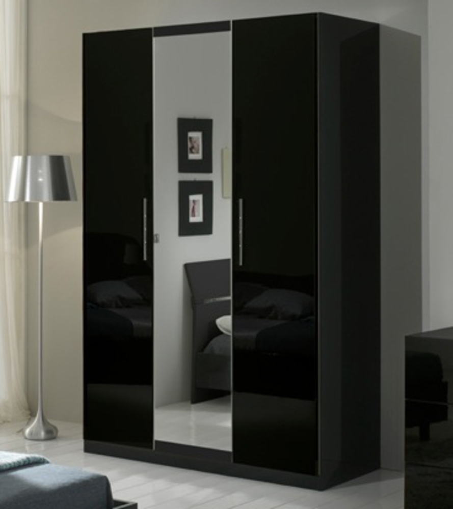 Armoire 3 portes Gloria noir