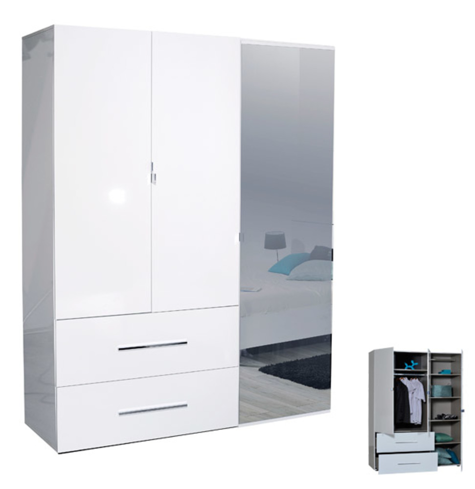 Armoire Blanche Reutte Armoire Pas Cher