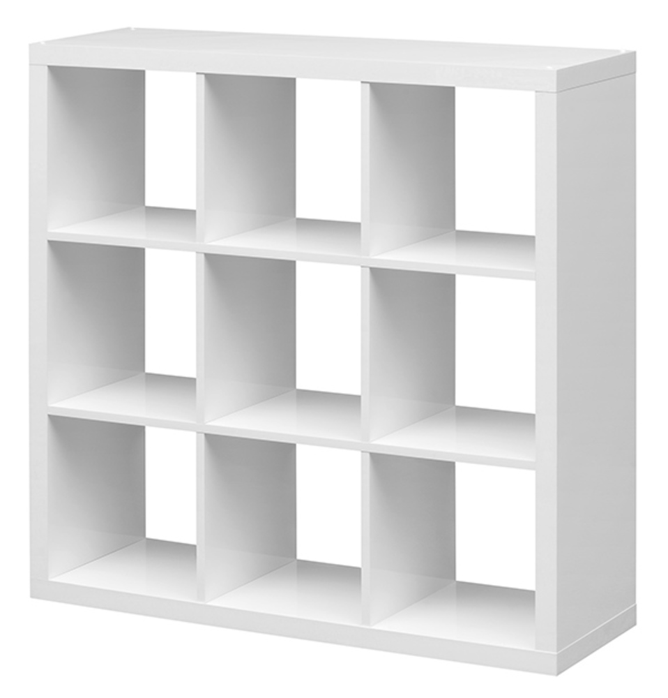 etageres caissons multimedia emilie blanc l 112 x h 112 x p 38