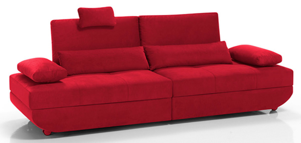 canapes convertibles bono rouge l 0