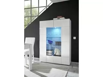Vitrine 2 portes vitrées