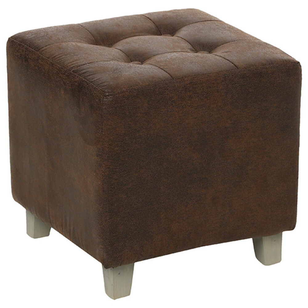 Pouf Leandre Marron vintage