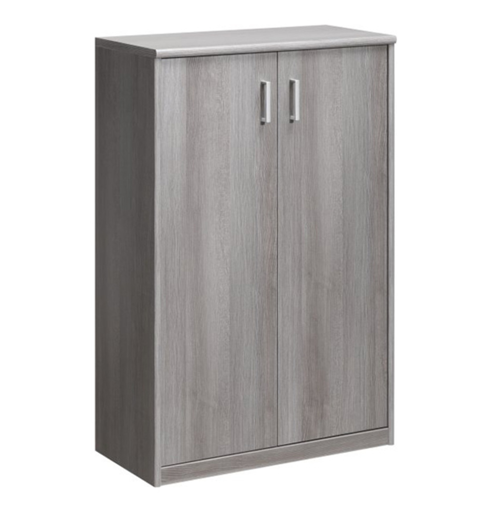  Meuble 2 portes  Soft plus Chene gris L 72 X H 110 X P 36