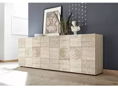 Bahut 4 portes Miranda chene samoa