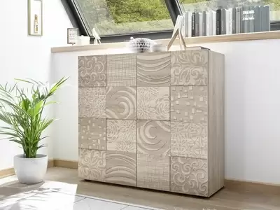 Meuble de rangement Miranda chene samoa