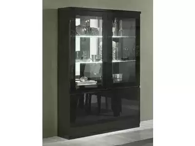 Vitrine 2 portes avec leds