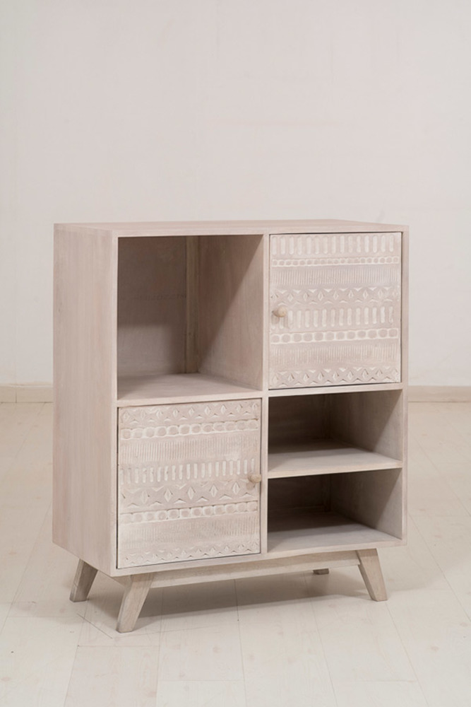 Meuble haut Colombo salle à manger Lasuré blanc