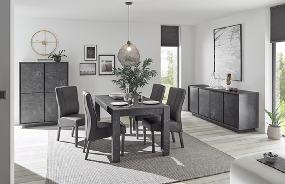 Meuble tv Ice marbre noir