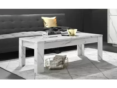 Table basse Ice marbre blanc