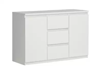 Bahut 2 portes 3 tiroirs Chelsea blanc