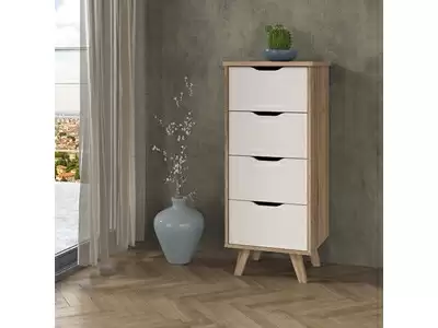 Chiffonnier 4 tiroirs Vankka