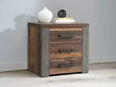 Chevet 3 tiroirs Nelleke