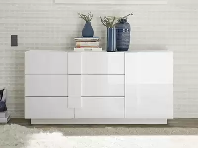 Bahut 1 porte 3 tiroirs