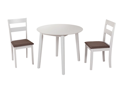 Ensemble table+2 chaises Dallas