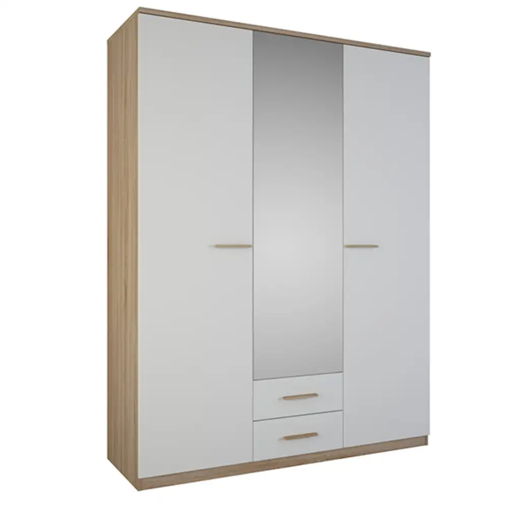 Armoire 3 portes 2 tiroirs Selena 2