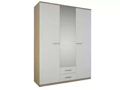 Armoire 3 portes 2 tiroirs Selena 2