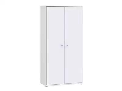 Armoire de rangement 2 portes Tempra blanc