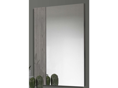 Miroir Nives chene gris brillant