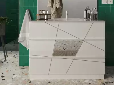 Meuble de salle de bain 3 tiroirs