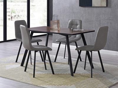 Table rectangulaire + 4 chaises Izmir