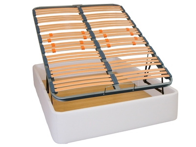 Lit coffre avec sommier lattes