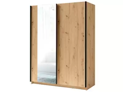 Armoire 2 portes coulissantes dont 1 miroir