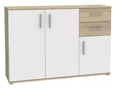 Bahut 3 portes 2 tiroirs Ikoli