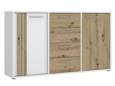 Bahut 2 portes et 4 tiroirs