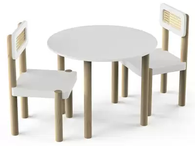 Set table+2 chaises Ochna